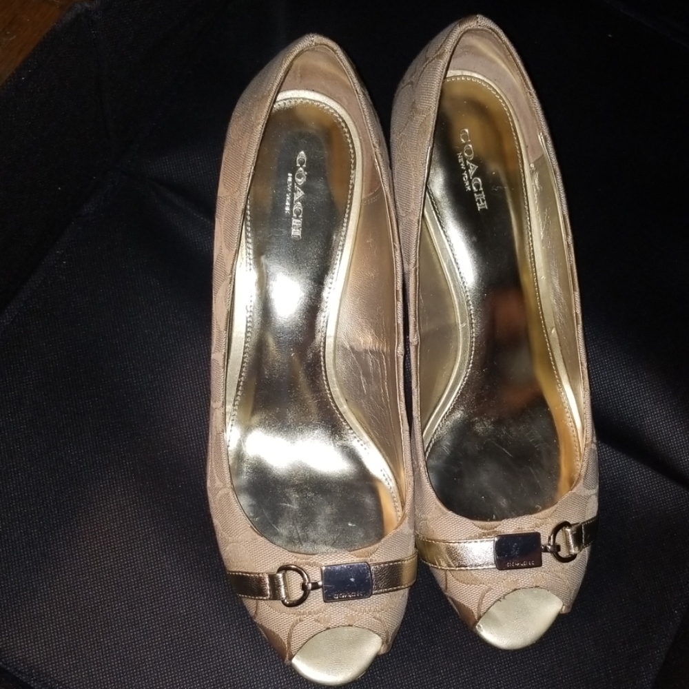 Size 11 Coach wedges